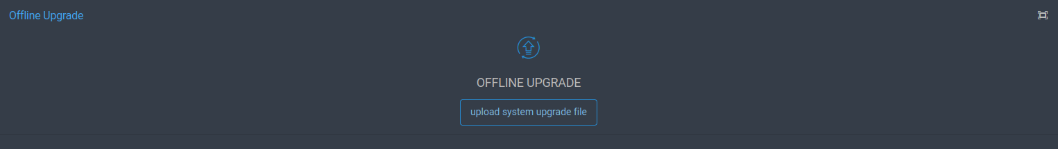 Offline Upgrade